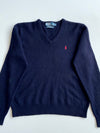 Polo Ralph Lauren Lambswool V-Neck Sweater –  (M)