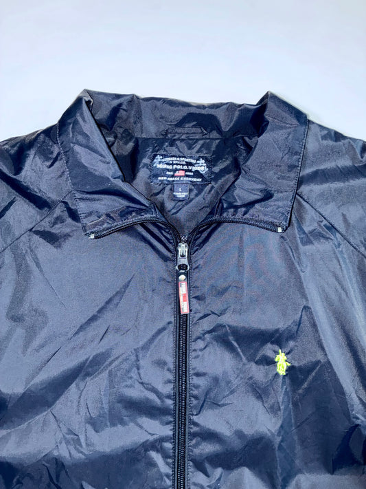 Young Polo Vigor | Striped Windbreaker Jacket | Navy Multicolor (XL)