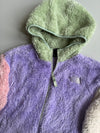 The North Face Sherpa Fleece Hooded Jacket – Pastel Colorblock woman’s (xs)
