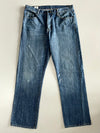 Lacoste Blue Distressed Straight Denim (W:36|L:44)