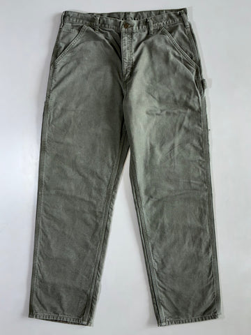 Carhartt Olive Carpenter Pants (W:36|L:44)