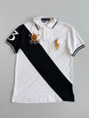Polo Ralph Lauren Big Pony White & Black Sash Polo (S)
