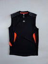 Adidas Climacool Sleeveless Training Vest in Black & Orange (M)