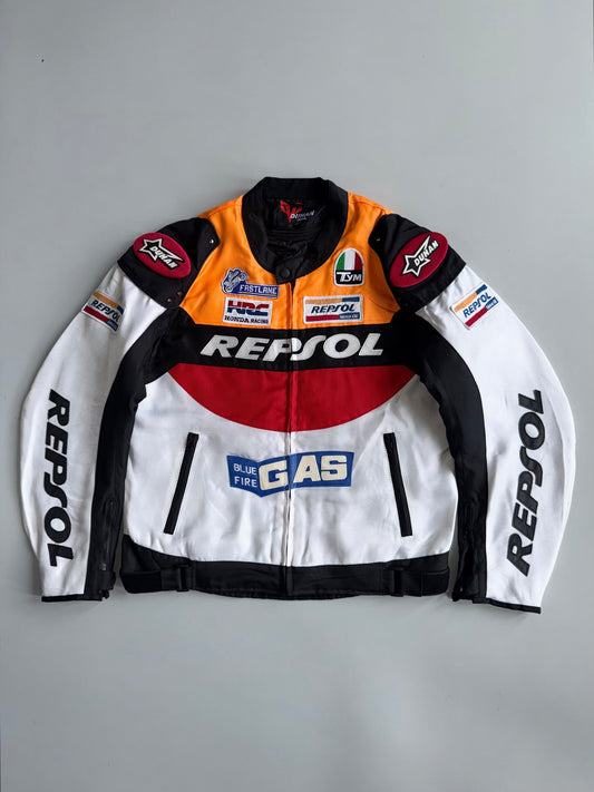 Duhan Repsol Honda Racing Jacket Embroidered Patches RARE (XL)