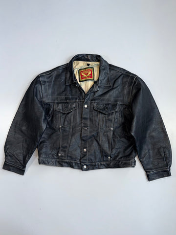 ZRare Brando London Heavyweight Pure Leather Jacket Timeless Classic (M/L)