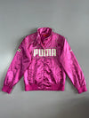 Puma Pink Metallic Racing Jacket  (S)