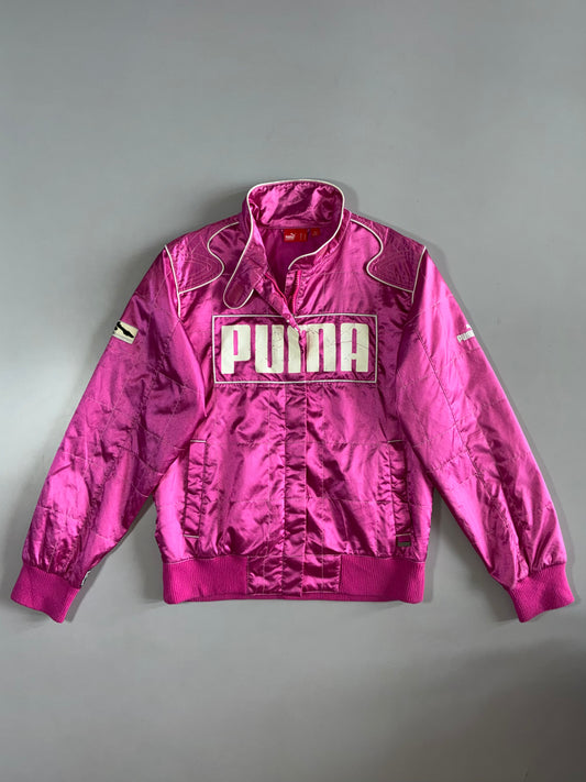Puma Pink Metallic Racing Jacket  (S)