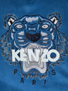Kenzo Paris | Tiger Logo Crewneck Sweatshirt | Teal Blue (S)