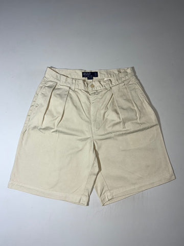 Polo Ralph Lauren Tyler Pleated Chino Shorts – Cream (W:32) (L:21)