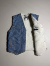 Vintage Levi’s Authentic Sherpa-Lined Denim Vest RARE (M/L)