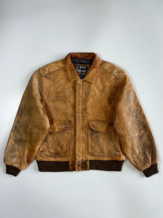 U2 Wear Me Out Premium Original Leather Jacket (XL)