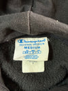 Champion | Black All-Over Logo Hoodie (L)