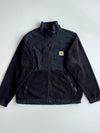 Carhartt WIP Fleece-Panel Zip Jacket – Black Size (Xl)