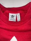 Adidas Originals Red Big Trefoil Crewneck Sweatshirt (M)