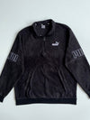 Puma Quarter-Zip Fleece Pullover – Black (XL)