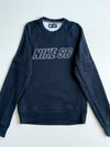 Nike SB Outline Logo Navy Crewneck Sweatshirt – (S)