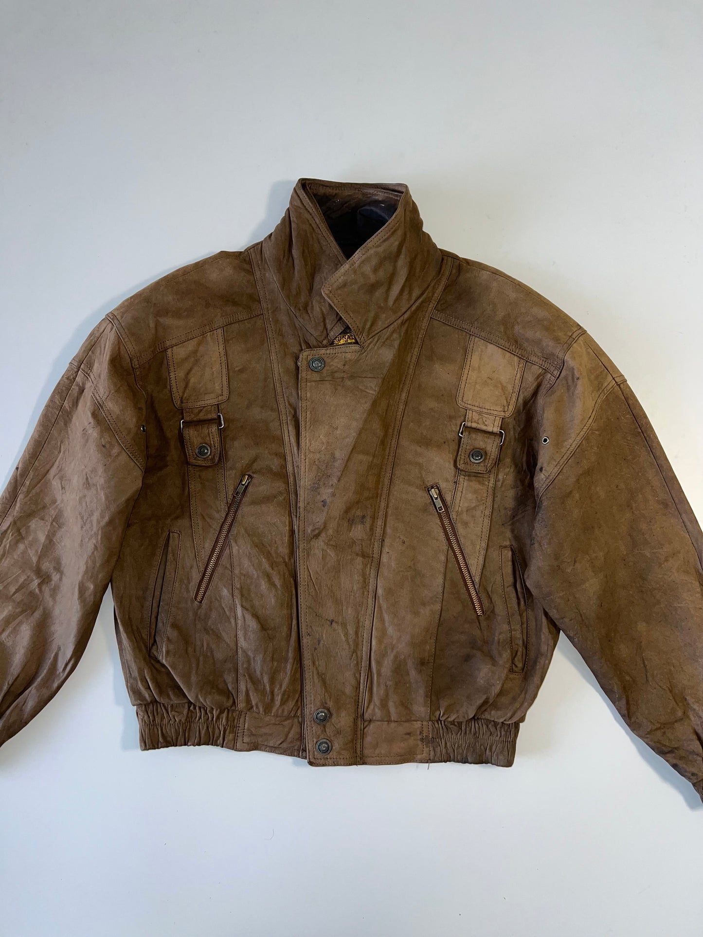 ZSuper Premium Rare Double Original Leather Jacket (M/L)