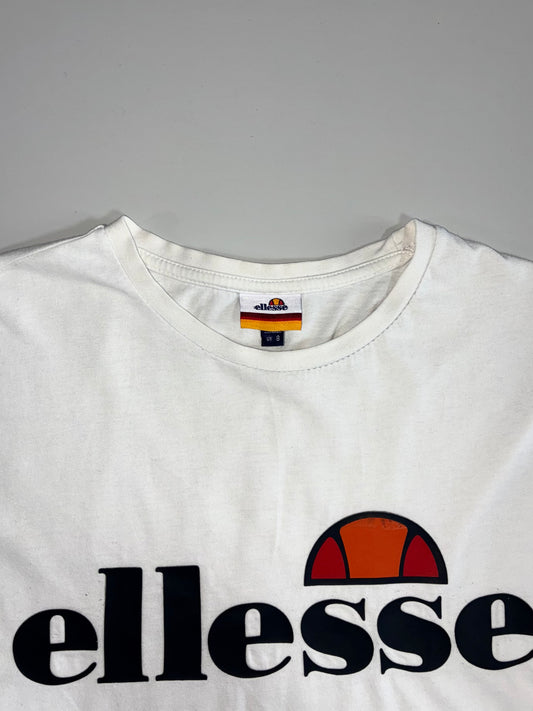 Ellesse Spellout Logo White T-Shirt (S)