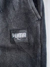 PUMA Black Houndstooth Side-Stripe Sweatpants Elastic (W:28|L:38)