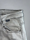 Gms Grey Stonewash Skinny (Padded) Racing/Biker Jeans (W:36|L:44)
