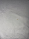 Adidas White Long Sleeve Polo, Heather Grey Collar (2XL)