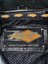 Power Trip Genuine Leather Moto Bomber Jacket (2XL/3XL)