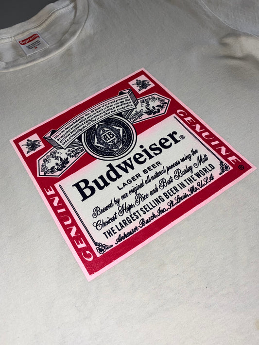 Supreme x Budweiser Tee – Vintage White (M)