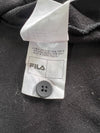 Fila Black Long Sleeve Polo Shirt (XL)