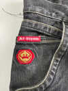 Y2K JNCO Black Wash Carpenter Jeans (W:36) (L:47)
