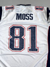 NFL Reebok | New England Patriots #81 Jersey | White Navy (2XL)