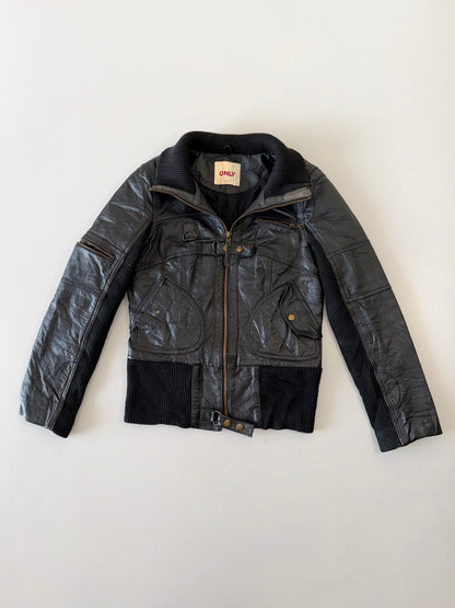 !                                                                                                                                                                                                                       Only Original Leather Jacket (RARE) (S)