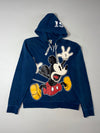 Disney Mickey Mouse Oversized Graphic Full-Zip Hoodie – Navy Blue (XL)