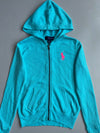 Polo Ralph Lauren | Zip Up Hoodie Teal | (XS)