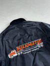 Vintage 80s Don Alleson Athletic Satin Varsity Jacket – Bulkmatic Transport Trucker – Made in USA (M/L)