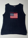 Vintage Polo Jeans Co. Ralph Lauren Flag Knit Sweater Vest Women’s (S)