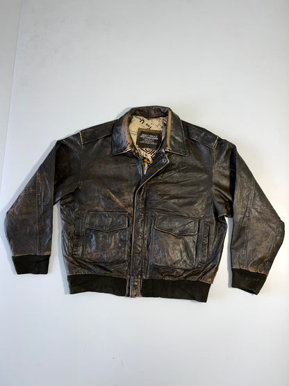 ZAir Force Type A-2 Super Premium Original Leather Jacket (Ultra rare) (XL/2XL)