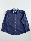 Tommy Hilfiger Navy Micro Print 80’s 2-Ply Cotton Shirt(2Xl/3Xl)