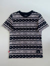Cabal & Co Bandana Paisley Stripe T-Shirt (S)