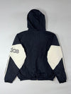 Vintage 90s Adidas Originals Navy Colourblock Hooded Windbreaker — (XL)