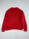 Chaps Classic V-Neck Cotton Knit Sweater – Red (2XL)