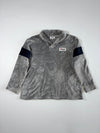 Fila Grey Plush Fleece Shawl Collar Pullover (XL)