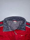 Nike Sherpa Collar Reflective Windbreaker Jacket Red/Grey (M)
