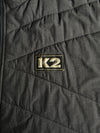 K2 Black Hybrid Quilted Fleece Jacket (M)
