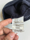Vintage Carhartt Black Uncuffed Skull Knit Beanie (H-8 inches/W-20)