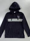 USA Mirror Print Colour Block Pullover Hoodie (L)