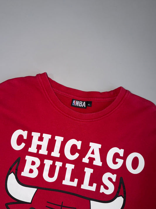 Vintage NBA Chicago Bulls Colorblock Crewneck Sweatshirt (XL)