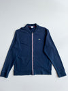Lacoste Navy Zip-Up Bomber Sweatshirt | Size (XL)
