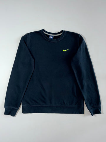 Nike Swoosh Crewneck Sweatshirt – Black (M)