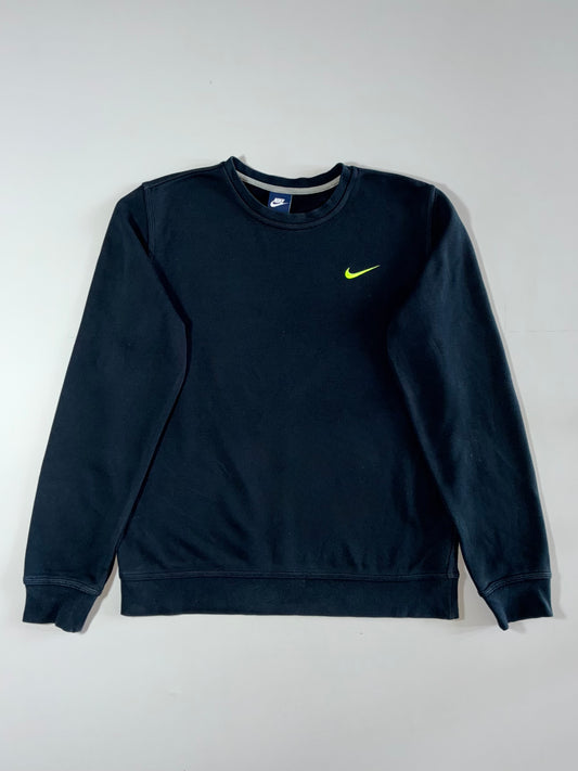 Nike Swoosh Crewneck Sweatshirt – Black (M)