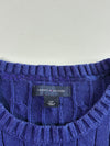 Tommy Hilfiger Royal Navy Cable Knit Crewneck Sweater (XXS)